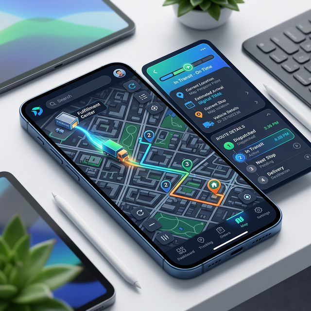 Delivery & Logistics Tracking App